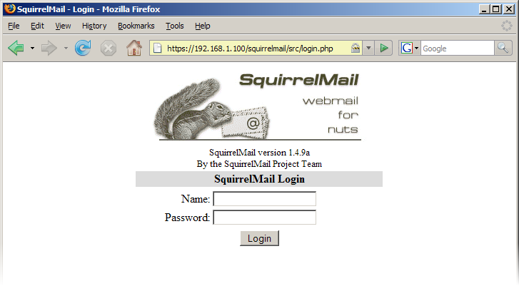 5.5.1 Squirrelmail [Servidor Debian]